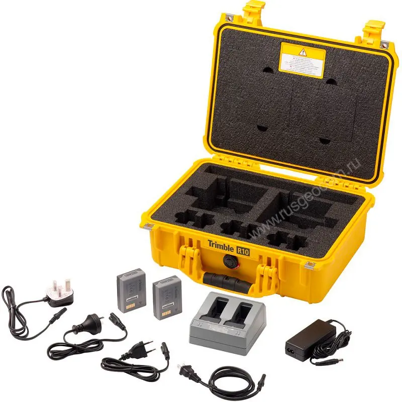 Зарядный набор для Trimble R10 (кейс, 2 батареи, зарядное устройство с 2 слотами)